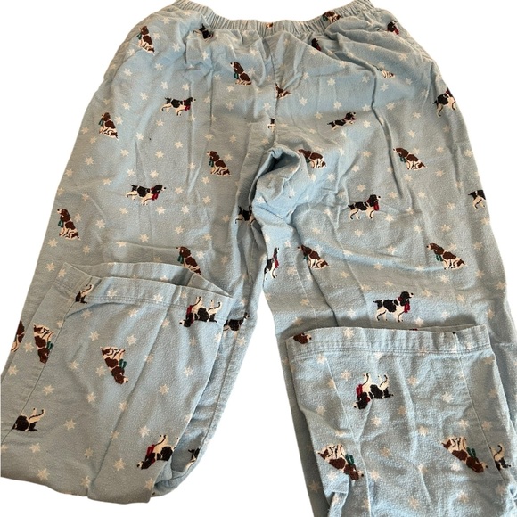 L.L. Bean springer Dog Print Pajamas small - Picture 1 of 3